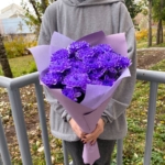 Букет-комплимент фиолетовый