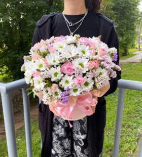 Букет в коробке Сладкое вино